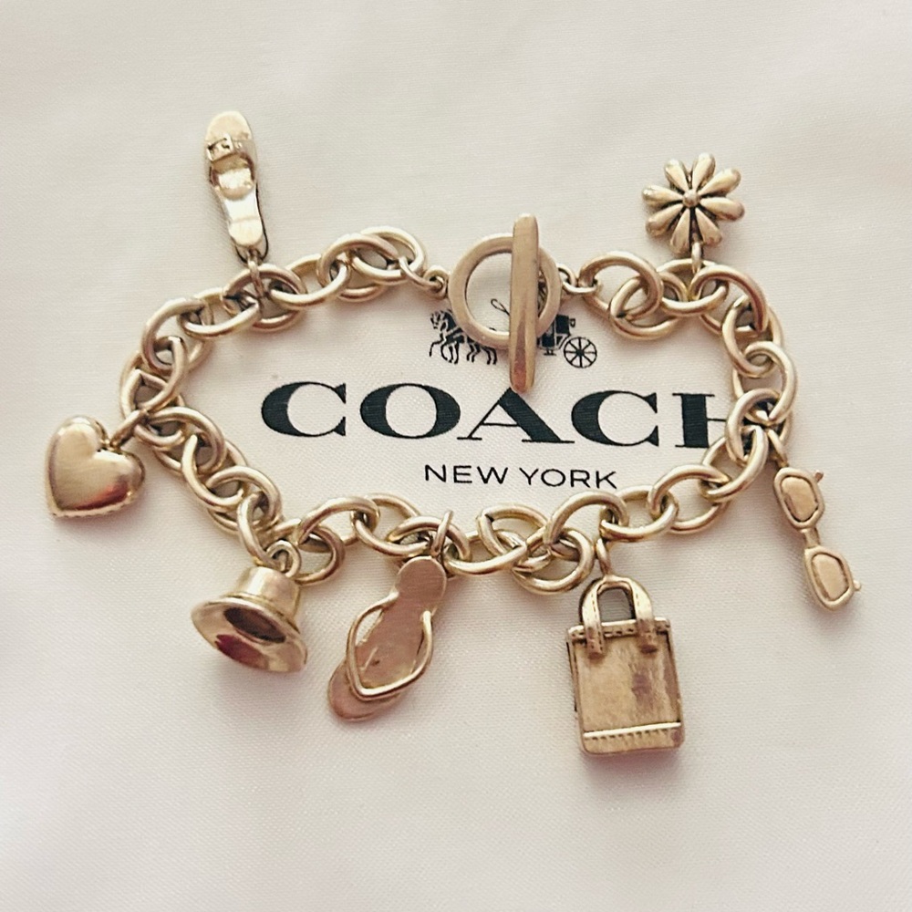 EXTREMELY RARE Coach Charm Bracelet - Picture 9 of 13